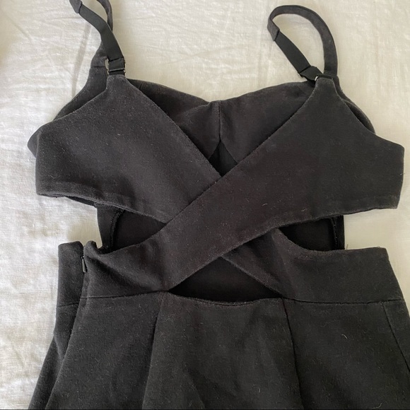 Allsaints Black Cutout Mini-dress w/ Cutouts - Picture 6 of 7